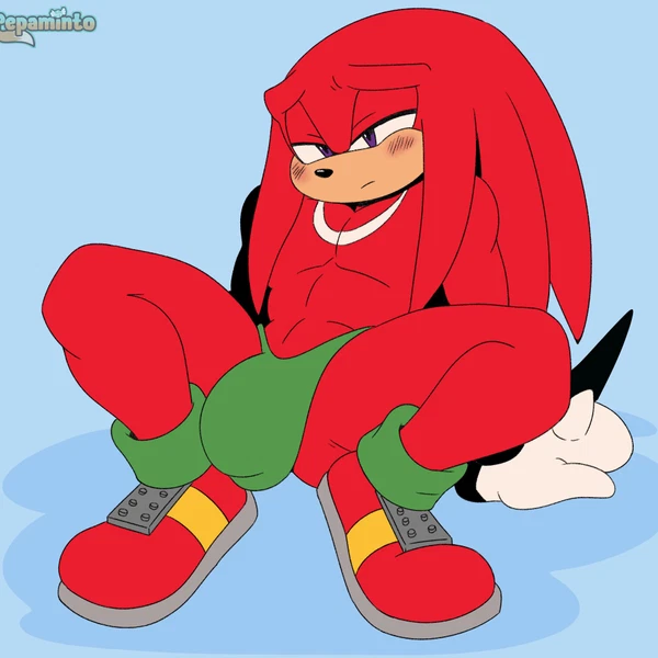 Knuckles The Echidna (Sega, Sonic The Hedgehog (Series)) Created By Pepamintop