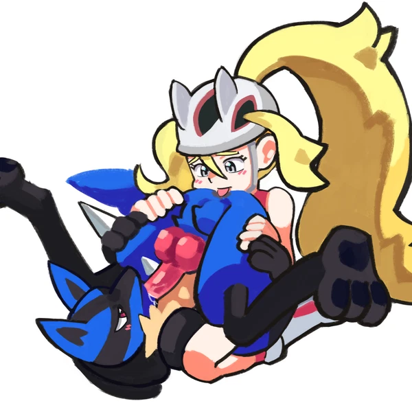 Korrina's Lucario, Korrina (Pokemon) (Nintendo, Pokemon) Created By Lu Blu