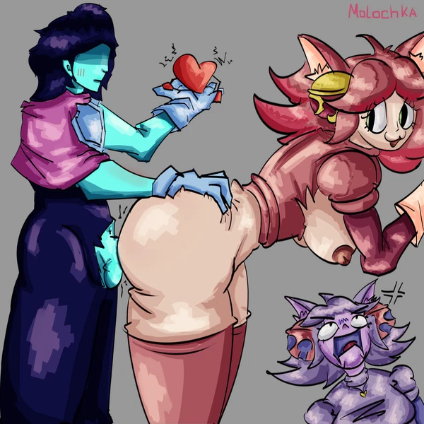 Kris Dreemurr, Pink (Deltarune) (Deltarune, Undertale (Series)) Created By Molochka