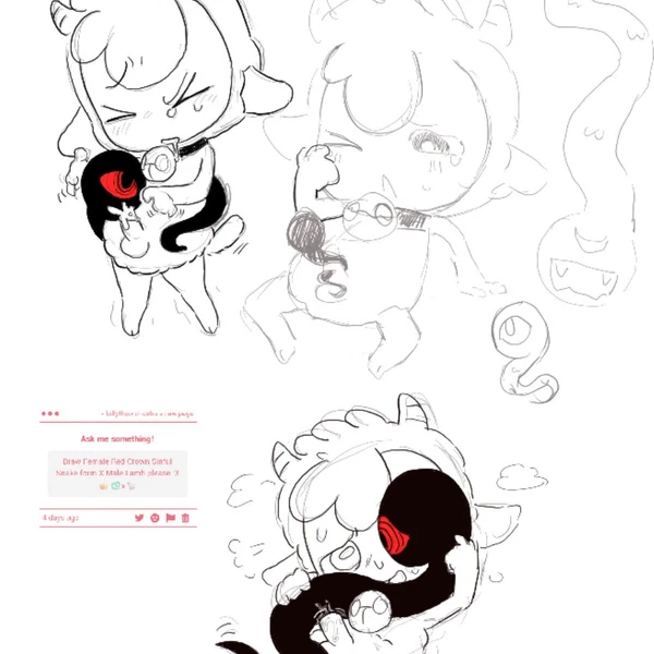 Lamb (Cult Of The Lamb), Red Crown (Cult Of The Lamb) (Cult Of The Lamb, Massive Monster (Studio)) Created By Billytorchestra