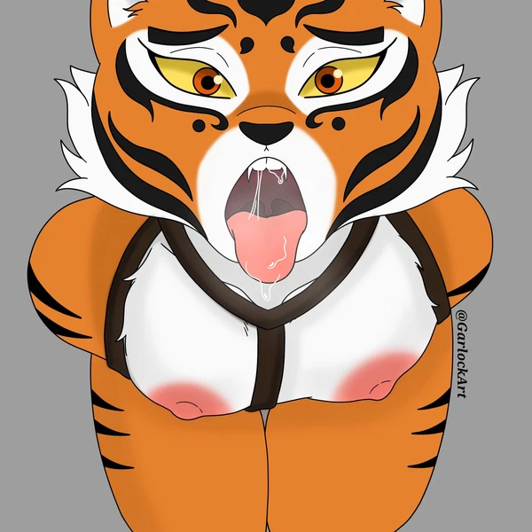 Master Tigress (Dreamworks, Kung Fu Panda) Created By Garlockart