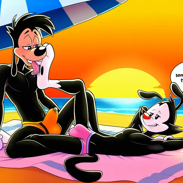 Max Goof, Yakko Warner (Animaniacs, Disney) Created By Boxen549