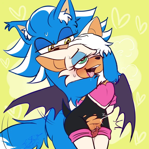 Maxis The Wolf, Rouge The Bat (Sega, Sonic The Hedgehog (Series)) Created By Severe Acrophobia