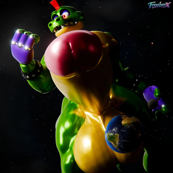 Montgomery Gator (Five Nights At Freddy's, Five Nights At Freddy's: Security Breach) Created By Frooberx