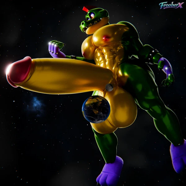 Montgomery Gator (Five Nights At Freddy's, Five Nights At Freddy's: Security Breach) Created By Frooberx