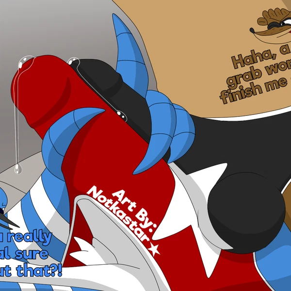 Mordecai (Regular Show), Rigby (Regular Show) (Cartoon Network, Regular Show) Created By Notkastar