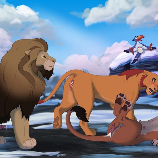 Mufasa, Rafiki, Sarabi (The Lion King) (Disney, Mufasa: The Lion King) Created By Lynxbrush