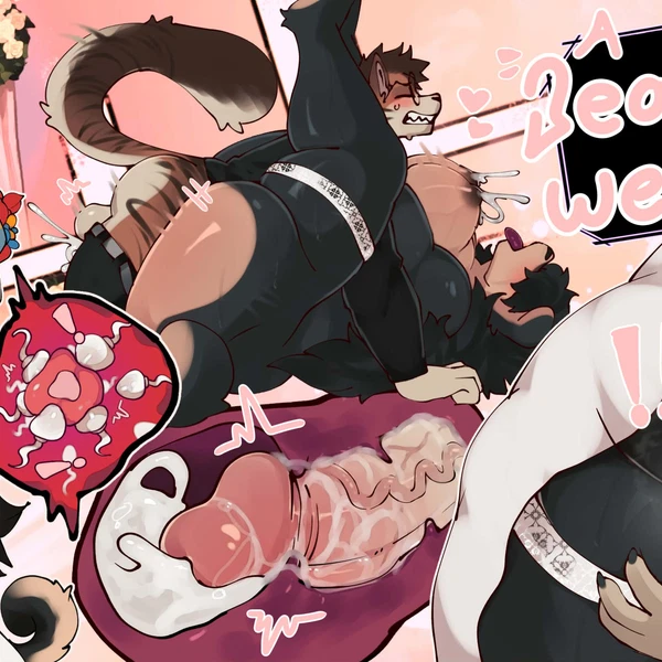 Mya(Chubdoggy), Ren(Faggkitty) Created By Kanrojo Kentaro