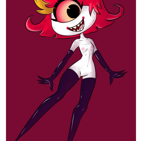 Niffty (Hazbin Hotel) (Hazbin Hotel, Hellaverse) Created By Terrance1316