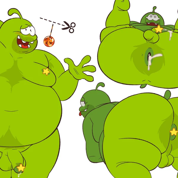 Om Nom (Cut The Rope) Created By Butternutworm