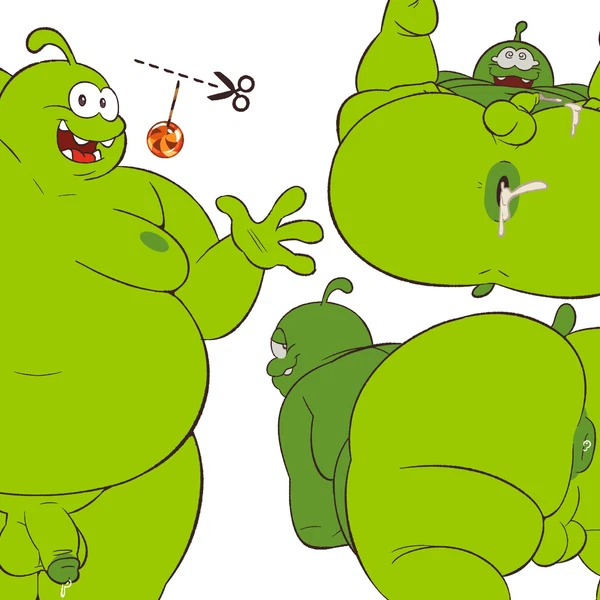 Om Nom (Cut The Rope) Created By Butternutworm