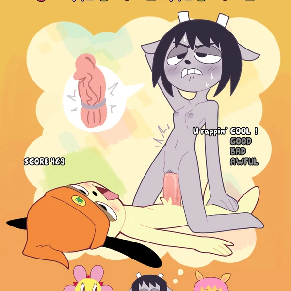 Parappa, Paula Fox, Rammy Lamb (Parappa The Rapper, Sony Corporation) Created By Miscon
