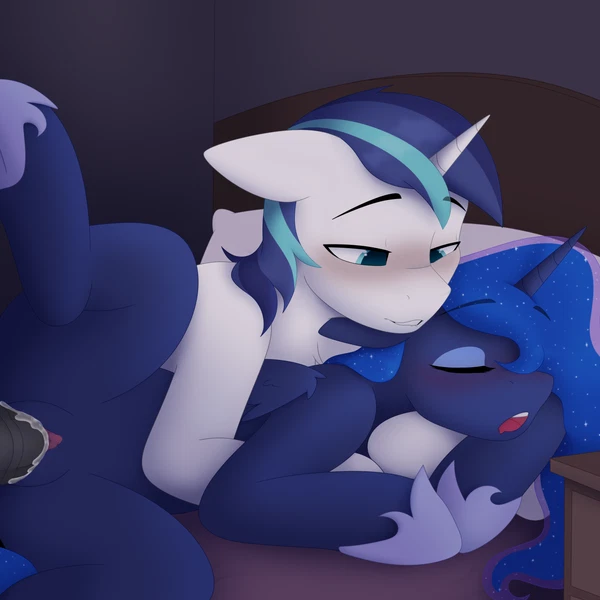Princess Luna (Mlp), Shining Armor (Mlp) (Friendship Is Magic, Hasbro) Created By Skandikuwu