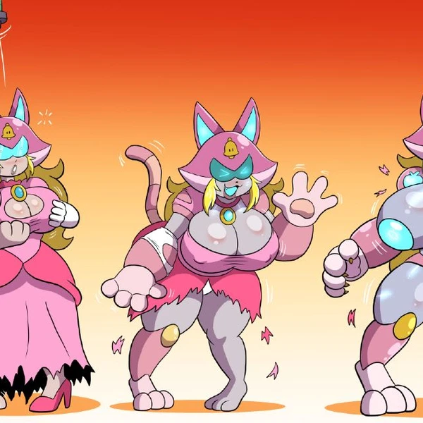 Princess Peach (Mario Bros, Nintendo) Created By Grepstrash