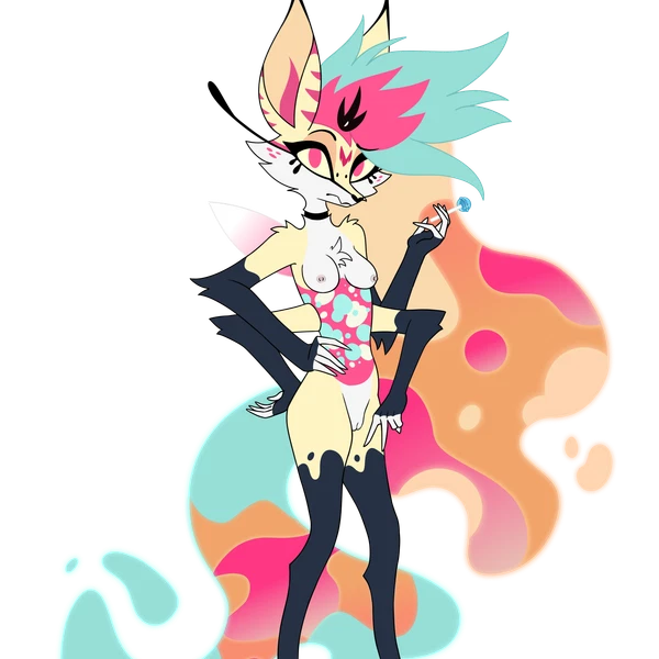 Queen Bee-Lzebub (Helluva Boss) (Hellaverse, Helluva Boss) Created By Hashi0