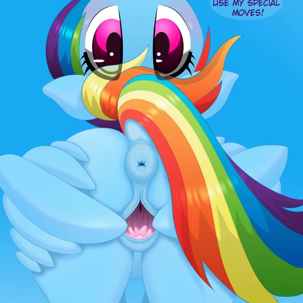 Rainbow Dash (Mlp) (Friendship Is Magic, Hasbro) Created By Tsudashie