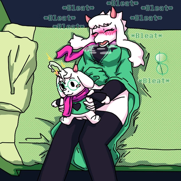 Ralsei (Deltarune, Undertale (Series)) Created By Magik Woman