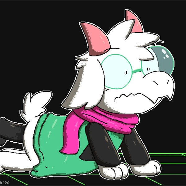 Ralsei (Deltarune, Undertale (Series)) Created By Zandermanith