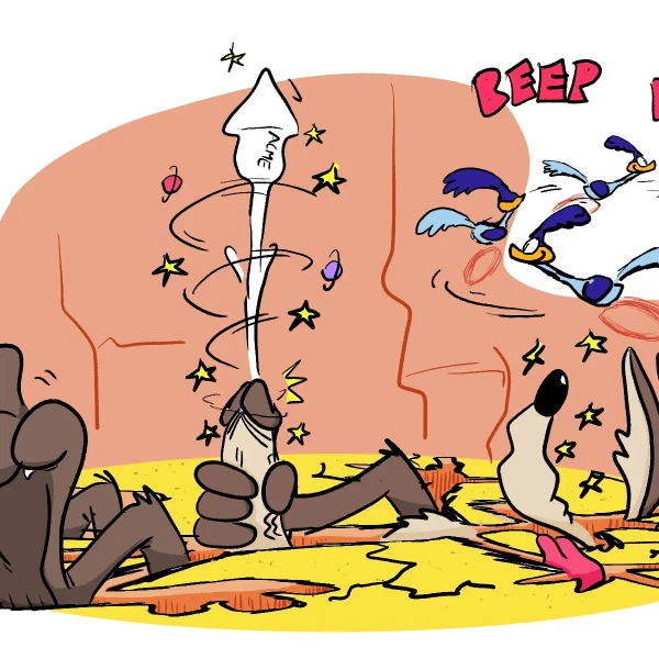 Road Runner (Looney Tunes), Wile E. Coyote (Acme, Looney Tunes) Created By Lprox