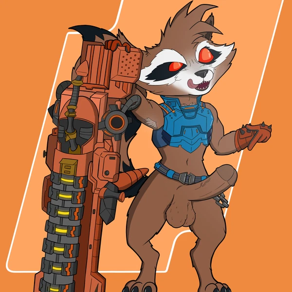 Rocket Raccoon (Guardians Of The Galaxy, Marvel) Created By Killmemeow