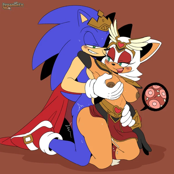 Rouge The Bat, Sonic The Hedgehog (Archie Comics, Sega) Created By Pepamintop