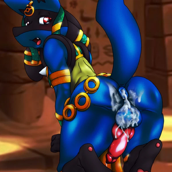 Ruins Style Lucario (Nintendo, Pokemon) Created By Mainnm-E