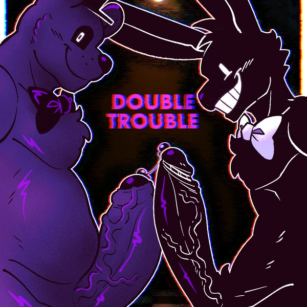Shadow Bonnie (Fnaf), Shadow Freddy (Fnaf) (Five Nights At Freddy's, Five Nights At Freddy's 2) Created By Hornbunxx