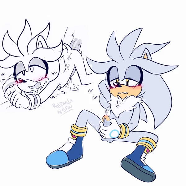 Silver The Hedgehog (Sega, Sonic The Hedgehog (Series)) Created By Himooncake, Lou Lubally