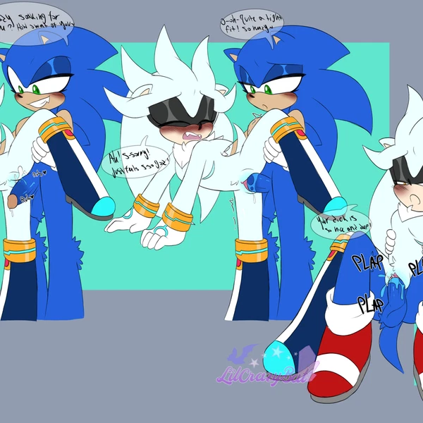 Silver The Hedgehog, Sonic The Hedgehog (Sega, Sonic The Hedgehog (Series)) Created By Lilcrazybat