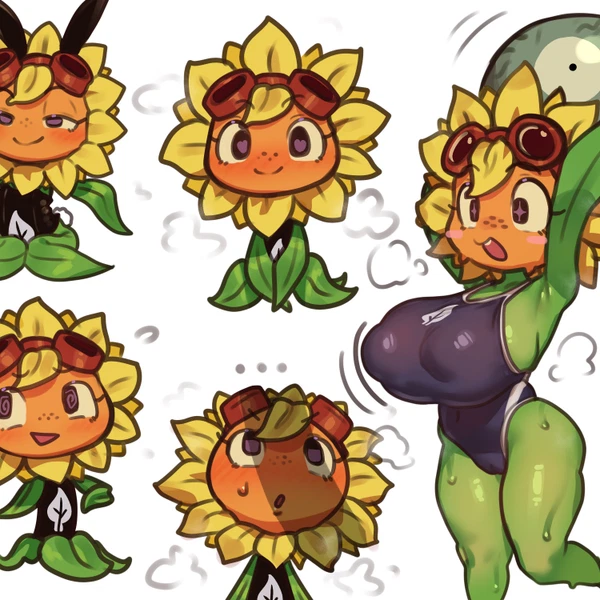 Solar Flare (Pvz) (Electronic Arts, Plants Vs. Zombies) Created By Ebora
