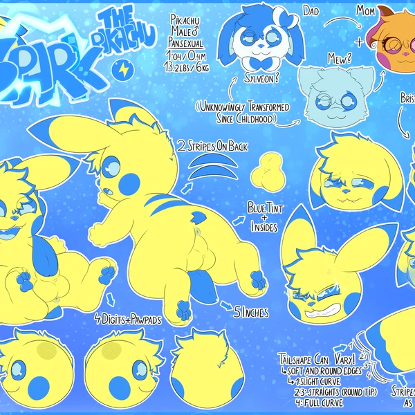 Sparkchu (Nintendo, Pokemon) Created By Sparkchu01