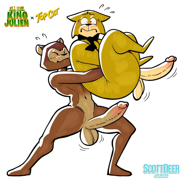 Spook (Top Cat), Willie (Madagascar) (All Hail King Julien, Dreamworks) Created By Scottdeer