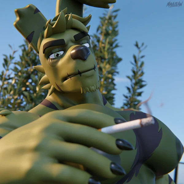 Springdad (Dg254), Springtrap (Fnaf) (Five Nights At Freddy's, Five Nights At Freddy's 3) Created By Maulclaw