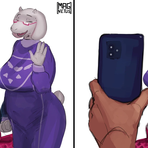 Toriel (Undertale (Series)) Created By Magnetus