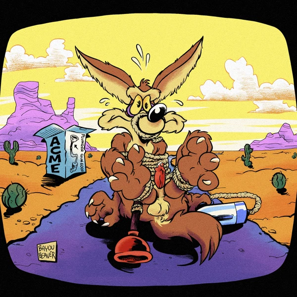 Wile E. Coyote (Looney Tunes, Warner Brothers) Created By Bayou Beaver