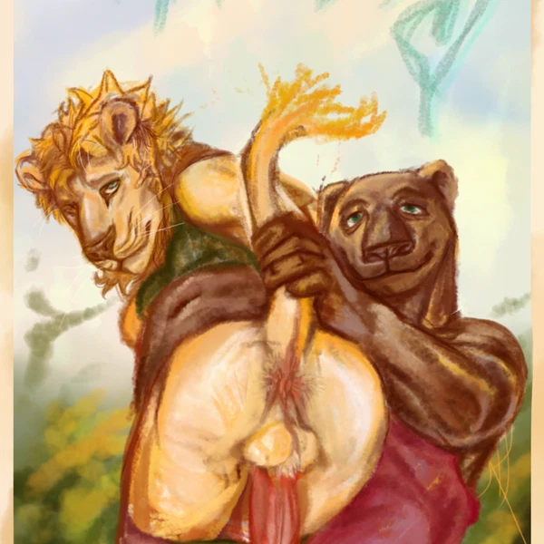 Abstract Background, Anthro, Anus, Backsack