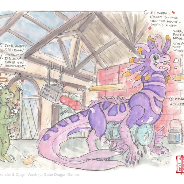 Alexander (Drag'n Wash) (Drag'n Wash, Gator Dragon Games) Created By Fennec (Artist)