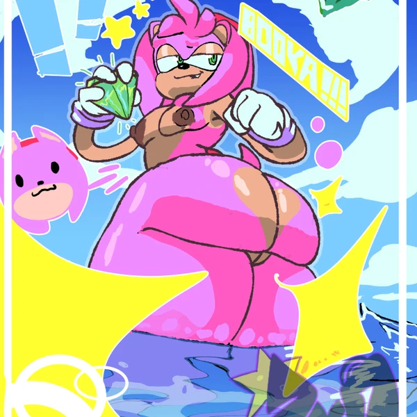 Amy Rose (Sega, Sonic The Hedgehog (Series)) Created By 2xdxart