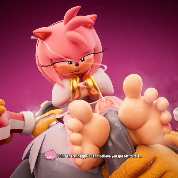 Amy Rose, Storm The Albatross (Sega, Sonic Riders) Created By Milkmeister3d