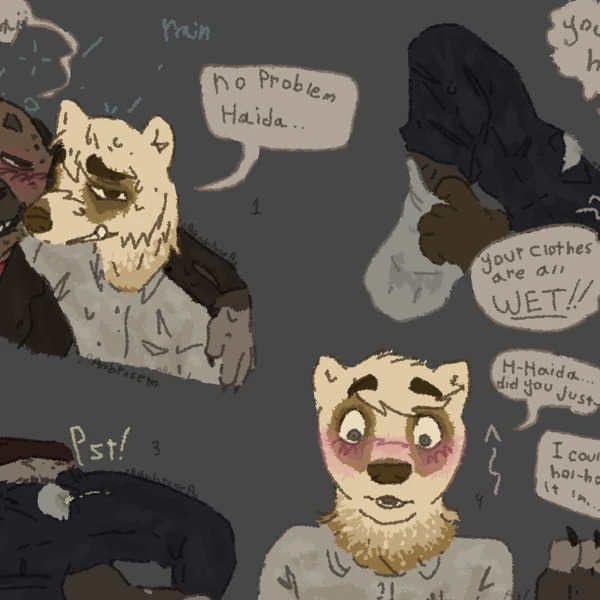 Anai (Aggretsuko), Haida (Aggretsuko) (Aggretsuko, Sanrio) Created By O0ambrose0o