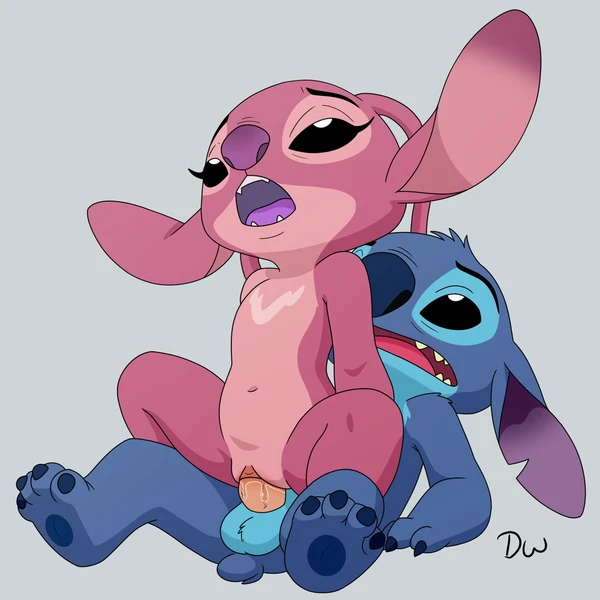 Angel (Lilo And Stitch), Stitch (Lilo And Stitch) (Disney, Lilo And Stitch) Created By Darkwolf79