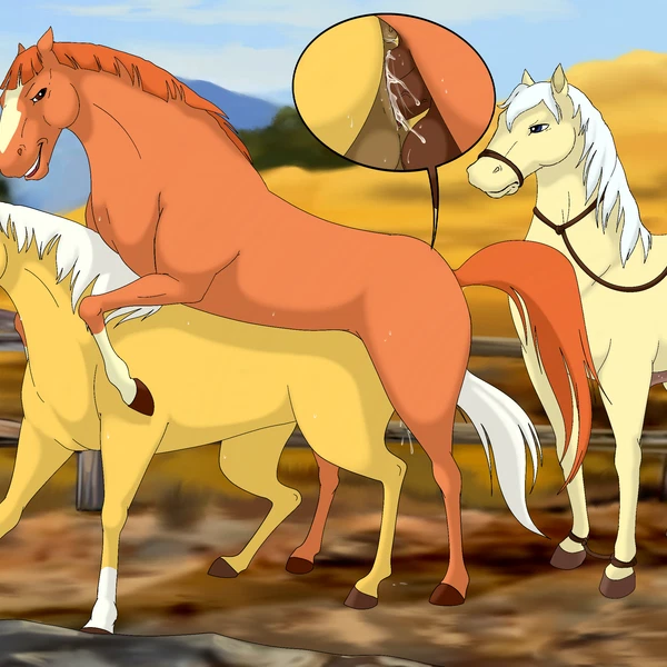 Arrow (The Silver Brumby), Golden (The Silver Brumby), Thowra (The Silver Brumby) Created By Blurrypanda