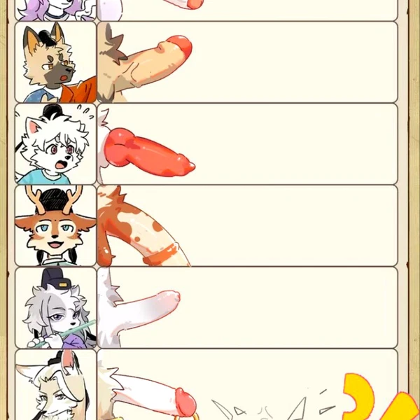 Baijuyi (The Animal Poetry Town), Dufu (The Animal Poetry Town), Dumu (The Animal Poetry Town) (Penis Lineup, The Animal Poetry Town) Created By Muyuqianbai