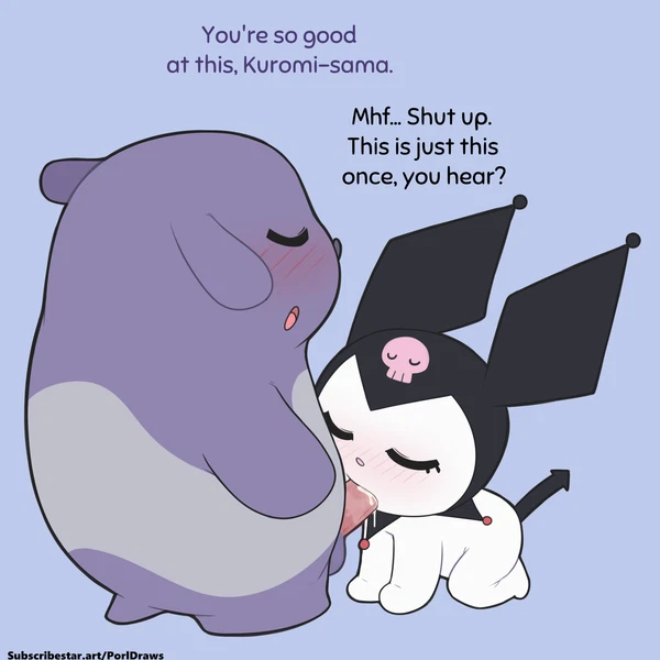 Baku (Sanrio), Kuromi (Onegai My Melody, Sanrio) Created By Porldraws