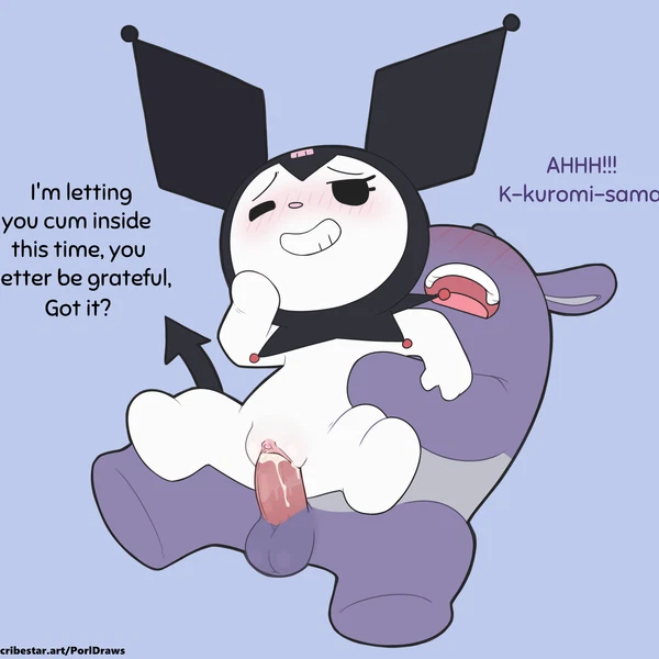 Baku (Sanrio), Kuromi (Onegai My Melody, Sanrio) Created By Porldraws