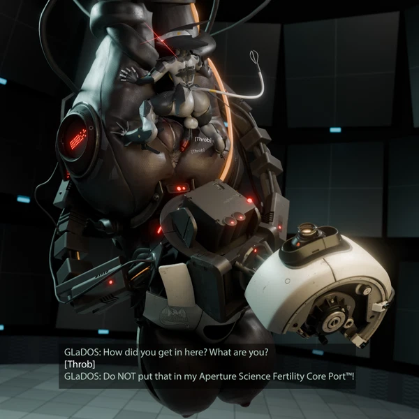 Blade Wolf, Glados (Konami, Metal Gear) Created By Potatotime