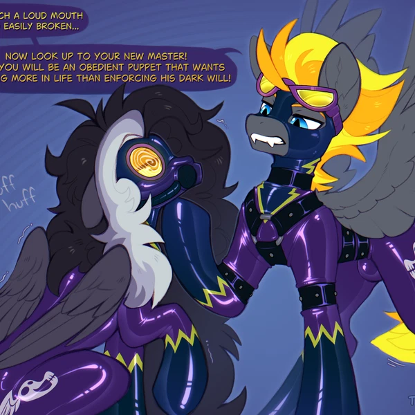 Blaze (L4m3ness), Shadowbolts (Mlp) (Friendship Is Magic, Hasbro) Created By Trickate