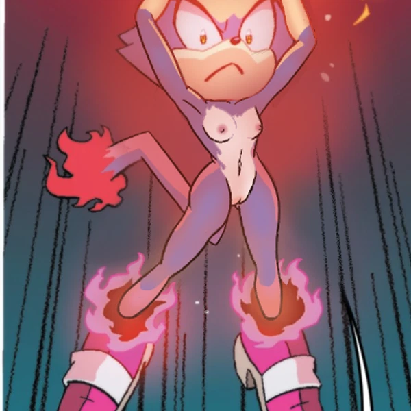 Blaze The Cat, Burning Blaze (Idw Publishing, Sega) Created By Third-Party Edit