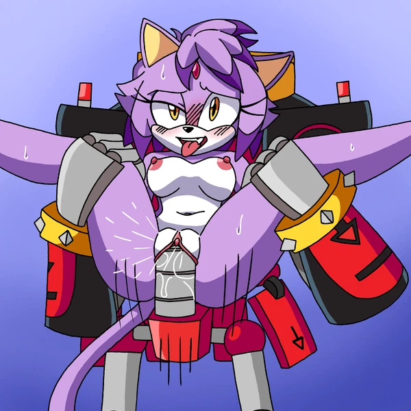 Blaze The Cat, E-123 Omega (Sega, Sonic The Hedgehog (Series)) Created By Bannerniceman