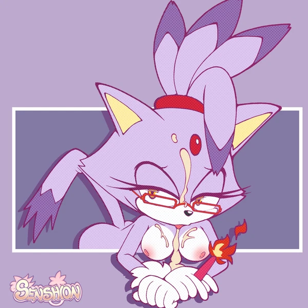 Blaze The Cat (Sega, Sonic The Hedgehog (Series)) Created By Senshion